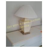 Pottery Barn Patterned Lamp