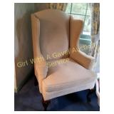Knob Creek Wing Back Chair (couple stain marks)