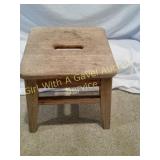 Primitive Wood Milking  Stool
