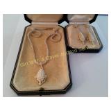 Circa Late 1800/early 1900 Pearl Necklace Set