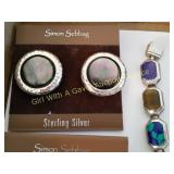 Sterling Silver Earrings, Sterling Necklaces