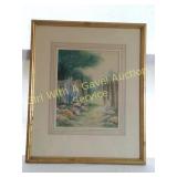 Edward R. Sitzman Watercolor Artwork