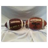 Ron Dayne Signed Football & Wilson Football