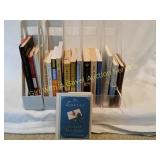 17 Various Books with Holders
