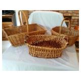 3 Wicker Baskets