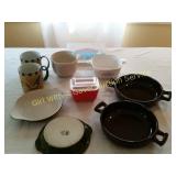 Hall, Pyrex, Corflower Pyrex, Pottery Barn Dishes