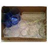 Sundae Dishes, Corn Servers, Blue Plstc Cups etc