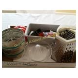 Flour Sifter, Grater, Juicer (chip) Clips, etc