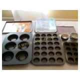 Non Stick Muffin Donut Pans, Bake Sheets