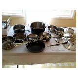 All Clad Cookware Set w/Lids