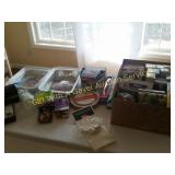Large Lot Variety Zip Locs, Glad, Kleenex, Napkins