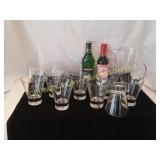 Martini Glasses, Pitcher, & Sealed Martini Mix