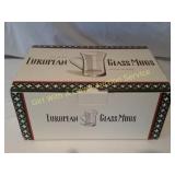 6 European Glass Mugs (Italy)