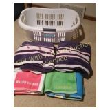 Ralph Lauren Beach Towels & Basket