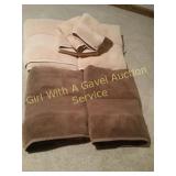Hotel Collection, Tan & Brown Towels, Wash Cloth