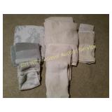 Light Gray & Tan Towels, Rags, Hand Towels