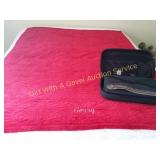 Velvet Quilted Throw & Mercedes Murray Fleece