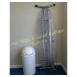 Trash Receptacle &  Rowenta Iron Board