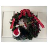 Santa Xmas Wreath