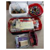 Large Lot of Xmas Wrapping, Bags, Bows, Wreath Etc