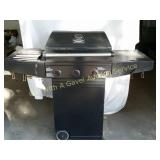 Minden Gas Grill w/LP Tank almost Full & Books