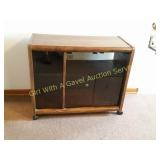 Glass Door Entertainment Center