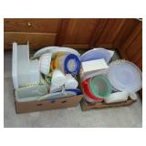 Box of True Tupperware & Box of Misc Storage Cont.