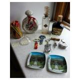 Sealed Whiskey, Stir Sticks, Cork Screws Etc