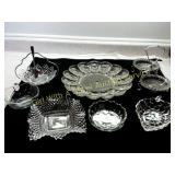 Hobnail Deviled Egg Tray & Other Decorative Glass