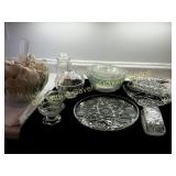 Punch Bowl/cups, Serving Plate, Candy Dish etc