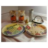 Decorative Fall Plates, Candles, Vases, Bowl