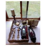 Wall & Table Decor, Brass Sconce, Candle Holder