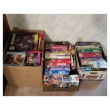 Large Lot of Puzzles &  Couple Games
