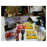 Paint Spray, Paint Supplies, Sandpaper etc