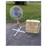 Oscilating Floor Fan & Box Fan