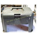 Rubbermaid Tool Box Step Stool W/Tools