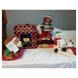 Fiber Optic Snowman Head, Musical Xmas Toys