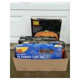 4 Pumpkin LIght Sets, 1  Light up Pumpkin