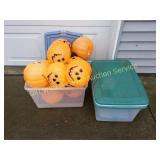 Light Up Pumpkins & Totes