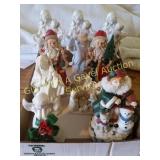 Santa, Mary & Jesus, Nativity, Music Box, Bell