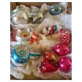 Vintage Indent Xmas Ornaments
