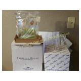 Princess House Hand Painted Crystal Ice Bucket