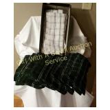 New Green & White Dish Towels & Wash Cloths