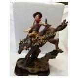 Ashley Belle Horse Cowboy Figurine