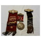 Antique Teamsters Union Ribbon/Pins