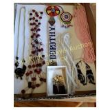 Vintage Native American Bead Jewelry & Other