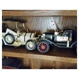 2 Vintage Model T & Fly About Beam Liquor Decanter