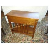 Mission Oak Side Table with Drawer