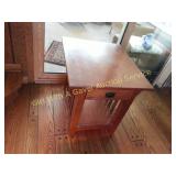 Mission Oak End Table with Drawer