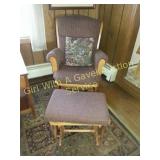 Glider Rocker with Glider Ottoman